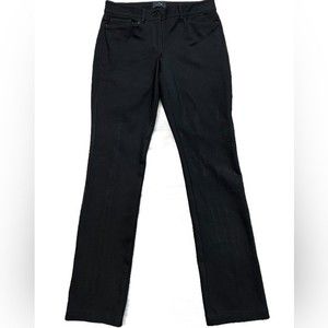 White House Black Market The Slim Boot Black Slacks Dress Pants Size 2